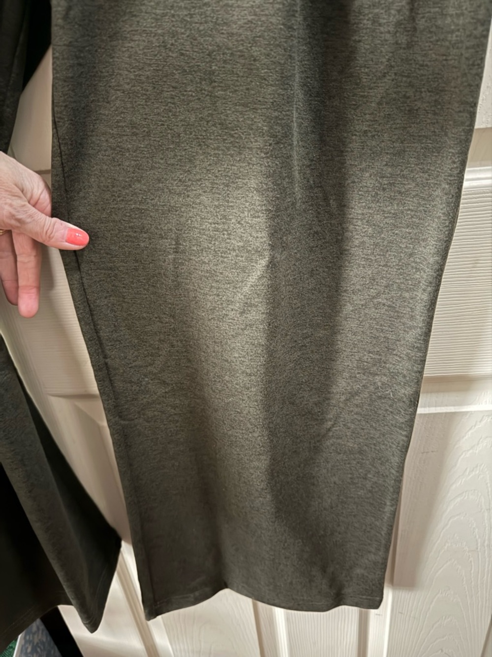 Halara High Waist Wide Leg Drawstring Athleisure Pants - Olive Green Sz S NEW - Picture 4 of 10
